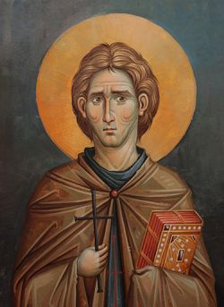 Прп. Иоанн Кущник. Иконописец Димитрис Маниатис