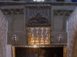 Склеп с мощами прп. Вальбурги Хайденхаймской. Айхштеттский монастырь, Германия