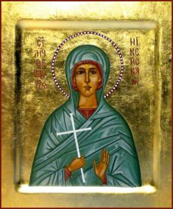 Мц. Феодотия Никейская. Икона