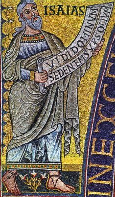 Прор. Исаия. Мозаика (ок. 1120-1130) храма св. Климента, Рим