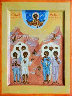 Дети-мученики Ястребарские и Сисакские. Икона (2025 г., Троице-Сергеива Лавра)