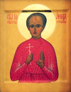 Мч. Иоанн Младенец Угличский. Икона (Ярославль (?), до 2006 г.). Угличский Воскресенский мужской монастырь.