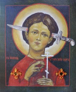 Мч. Иоанн Младенец Угличский. Русская икона