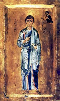 Ап. Филипп от 12. Икона (Византия, X в. 32,8×20,2). Монастырь св. Екатерины на Синае, Египет