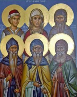 Собор Фасосских святых. Икона