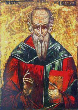 Сщмч. Климент, еп. Анкирский. Греческая икона