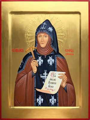 Прп. София Киевская, исповедница. Икона (ок. 2026 г.)
